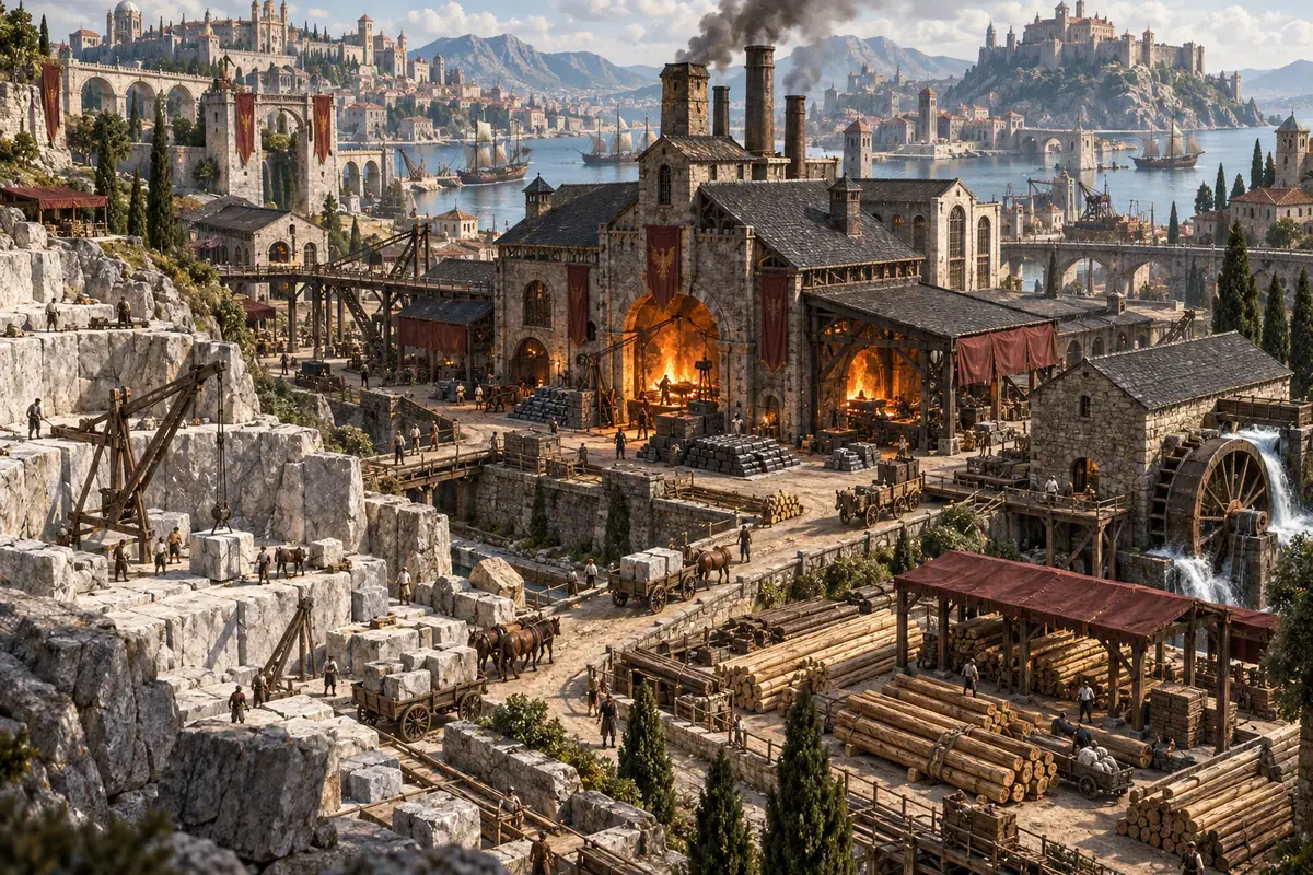 Fabrika ve kaynaklar